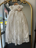 Eliza Baptism Dress in Champagne