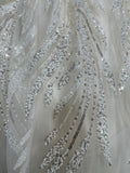 Perla Baptism Dress in Champagne