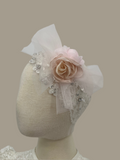 Denise Baptism Dress in Creamy Ivory/ Ropon Denise en tono Perla