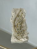 Perla Baptism Dress in Champagne