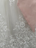 Denise Baptism Dress in Creamy Ivory/ Ropon Denise en tono Perla
