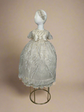Perla Baptism Dress in Champagne