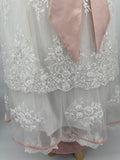 Denise Baptism Dress in Creamy Ivory/ Ropon Denise en tono Perla