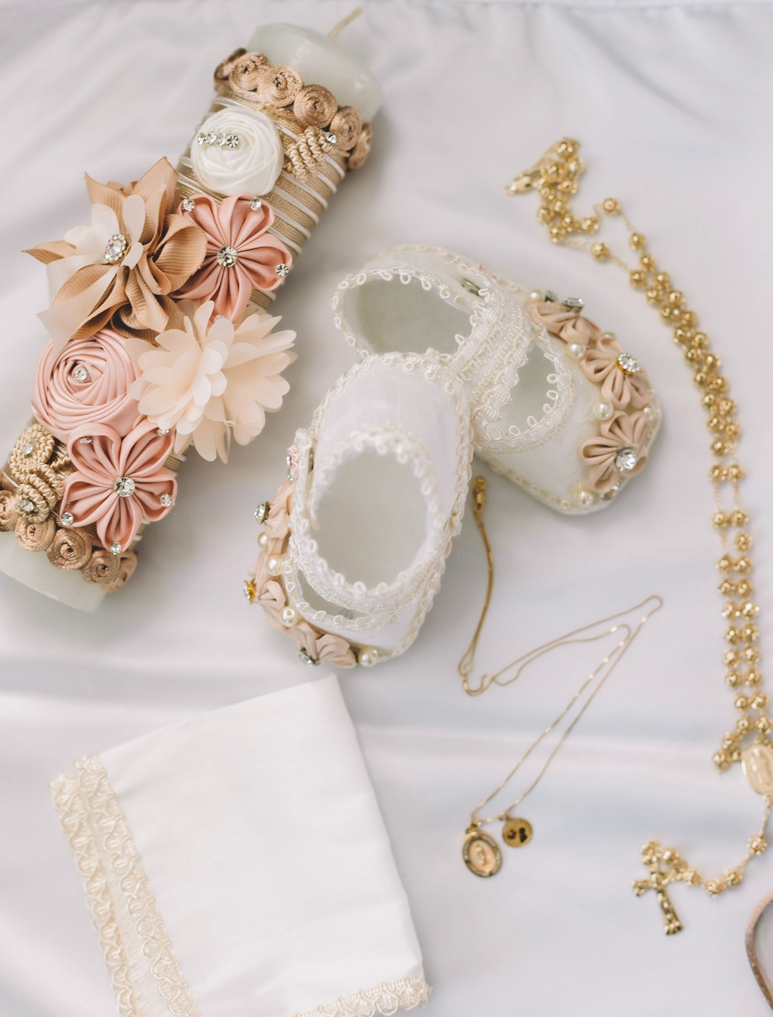 Individual Baptism Candle sets for boys & Girls