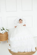 Camila Baptism Dress in Ivory