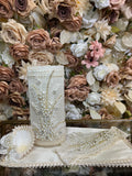 Perla Baptism Dress in Champagne