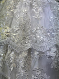 Marina Baptism Dress in White 4 layers