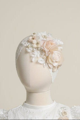 Ropon Carlota Tono Perla/ Carlota Baptism Dress in Creamy Ivory