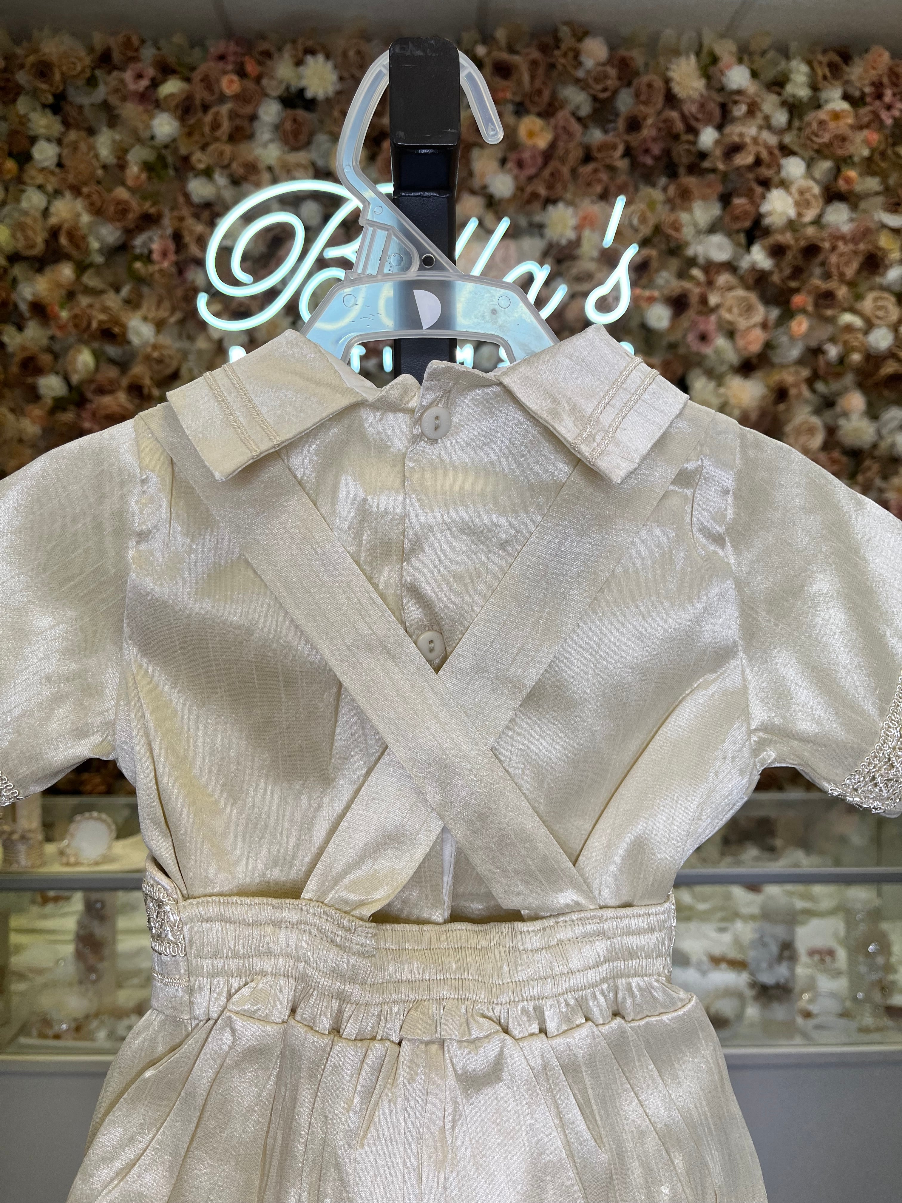 Prince Raymond boy outfit in Champagne FINAL SALE/VENTA FINAL