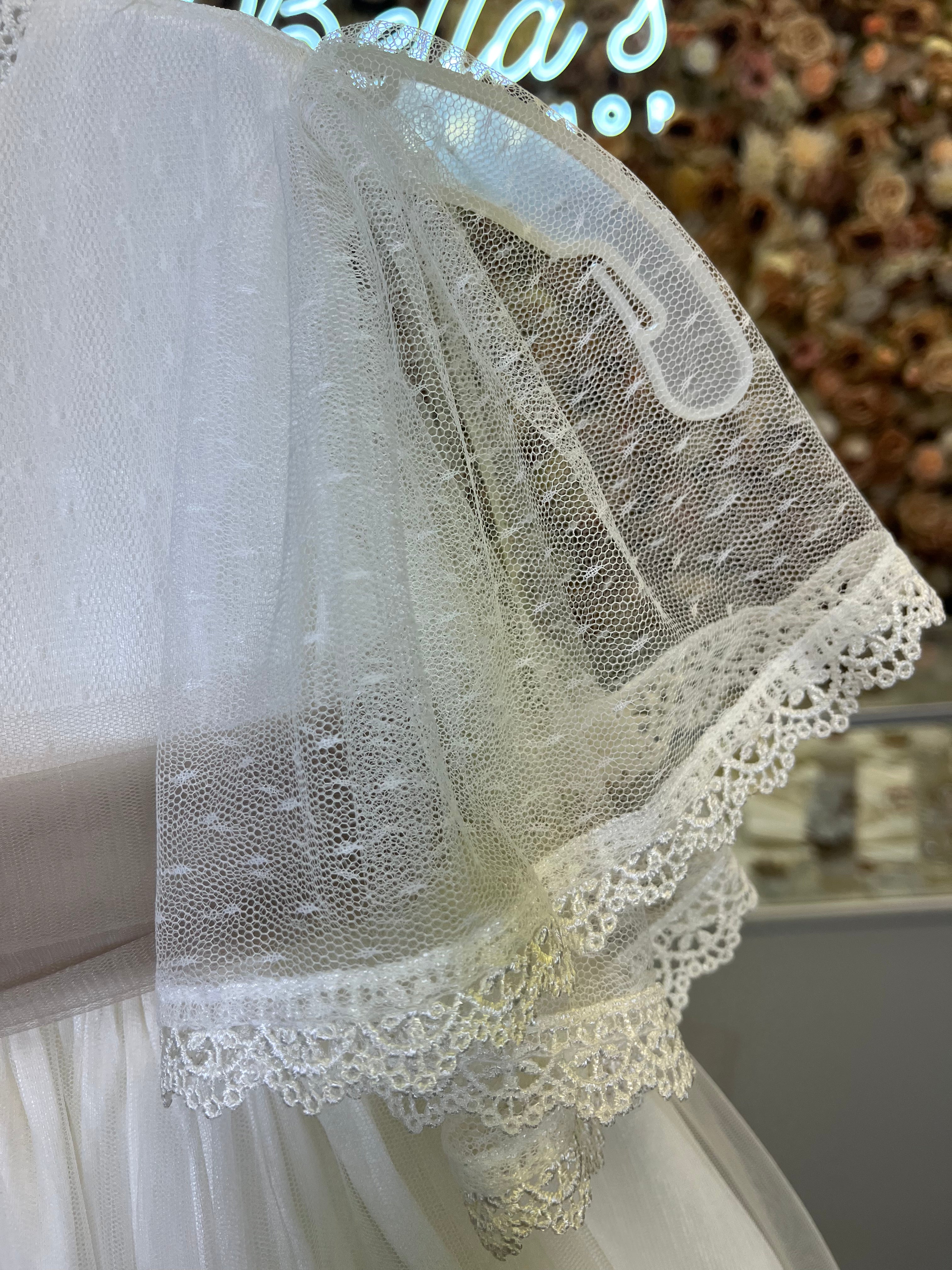 Baptism Dress in Creamy Ivory size 4