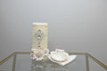 3 piece Girl baptism candle set in ivory Style 12