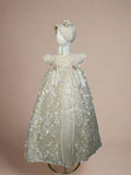 BOMBON BAPTISM DRESS IN CHAMPAGNE/ ROPON BOMBON EN TONO CHAMPAGNE