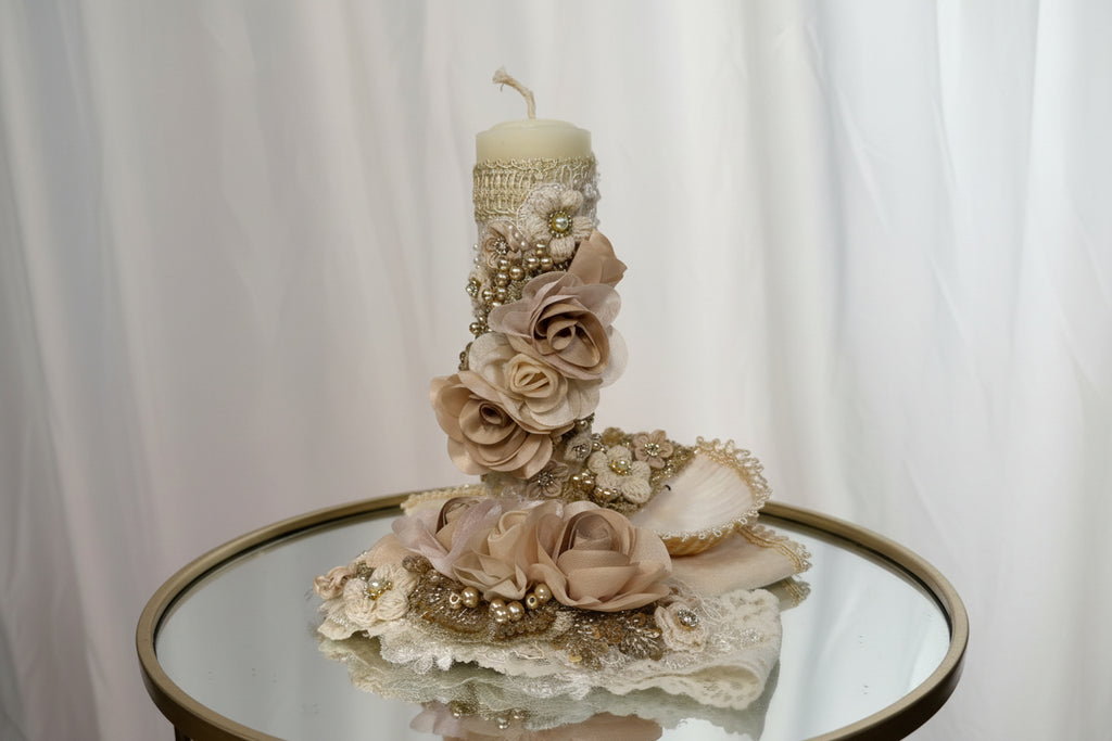 Ropon Emilia tono Champagne/Emilia Baptism Dress in Champagne