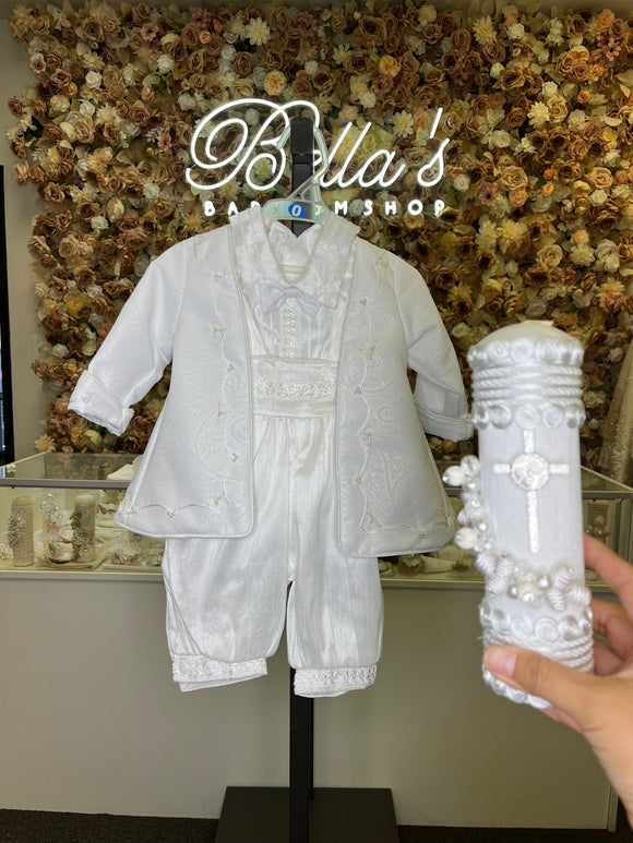 Prince Julian boy outfit in White