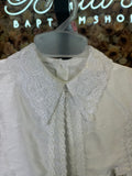 SIZE 3 Boy Baptism outfit in White style #412 (Outfit Only) Solamente Traje