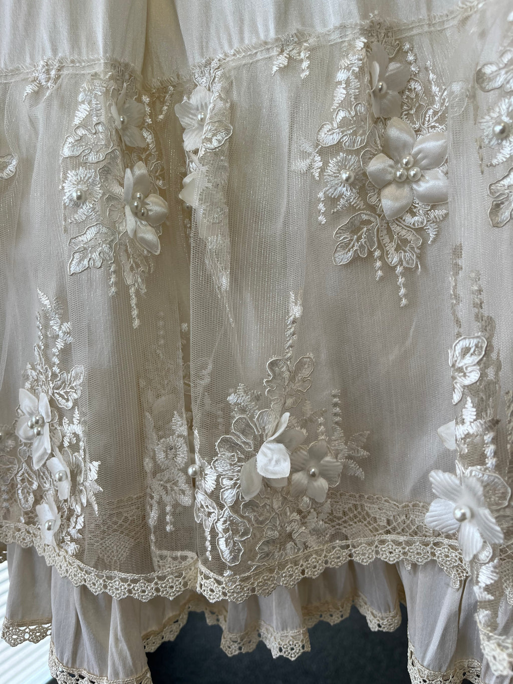 Janet Baptism Dress in Champagne