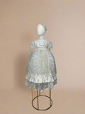 JAZMIN BAPTISM DRESS IN CREAMY IVORY/ ROPON JAZMIN EN TONO PERLA