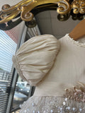 CAYLANI BAPTISM DRESS IN CHAMPAGNE (ONE PIECE ROPON)