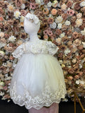 Tere Baptism Dress in Champagne