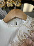 CAYLANI BAPTISM DRESS IN CHAMPAGNE (ONE PIECE ROPON)