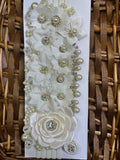 Girl headband style #12 in Ivory