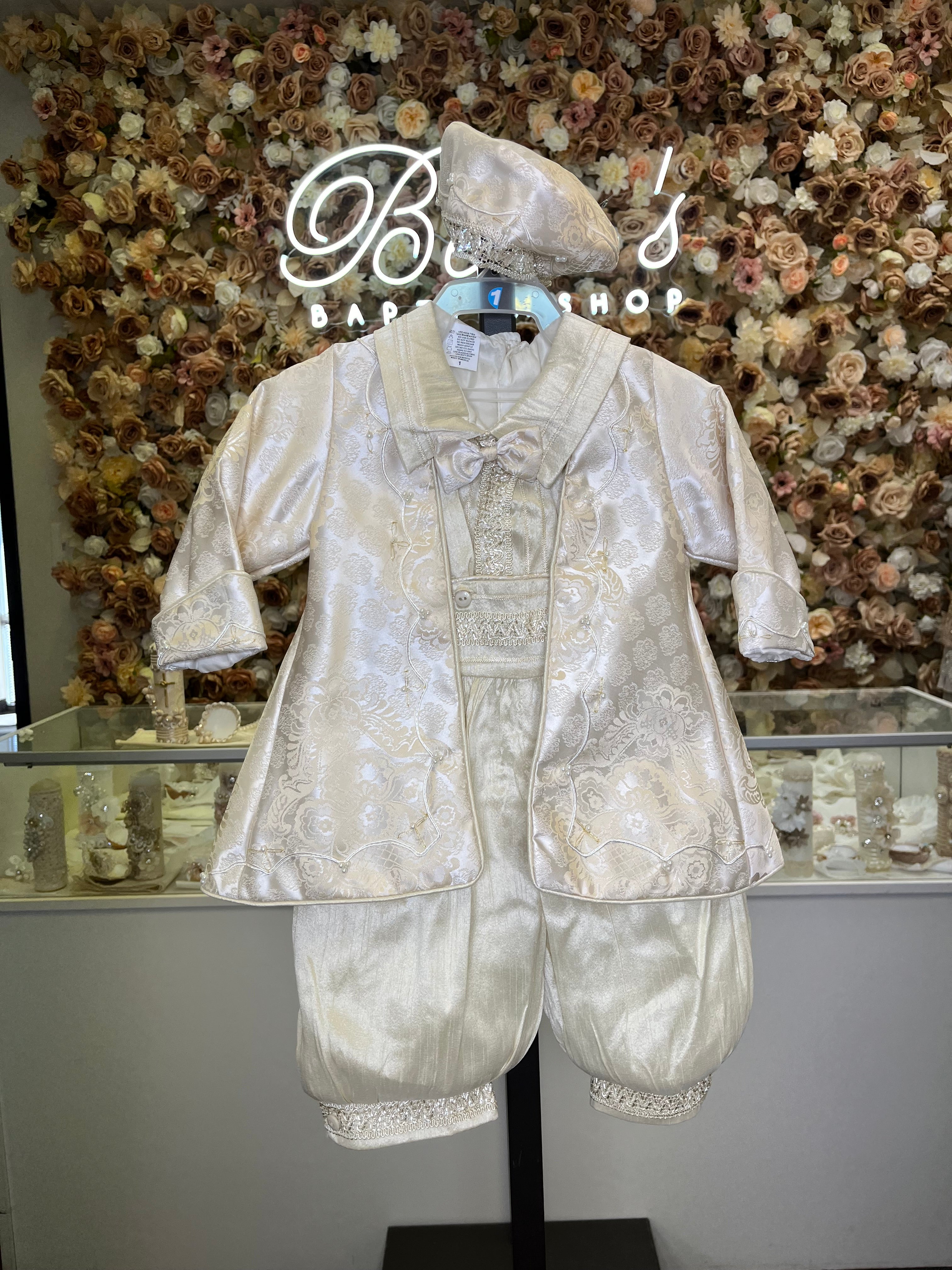 Prince Raymond boy outfit in Champagne FINAL SALE/VENTA FINAL
