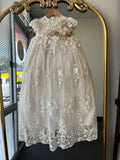 Eliza Baptism Dress in Champagne
