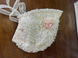 BOMBON BAPTISM DRESS IN CHAMPAGNE