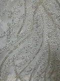 JAZMIN BAPTISM DRESS IN CREAMY IVORY/ ROPON JAZMIN EN TONO PERLA