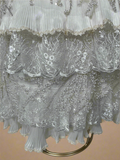 JAZMIN BAPTISM DRESS IN CREAMY IVORY/ ROPON JAZMIN EN TONO PERLA