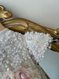 BOMBON BAPTISM DRESS IN CHAMPAGNE
