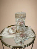 BOMBON BAPTISM DRESS IN CHAMPAGNE/ ROPON BOMBON EN TONO CHAMPAGNE