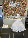 Marina Baptism Dress in White 4 layers