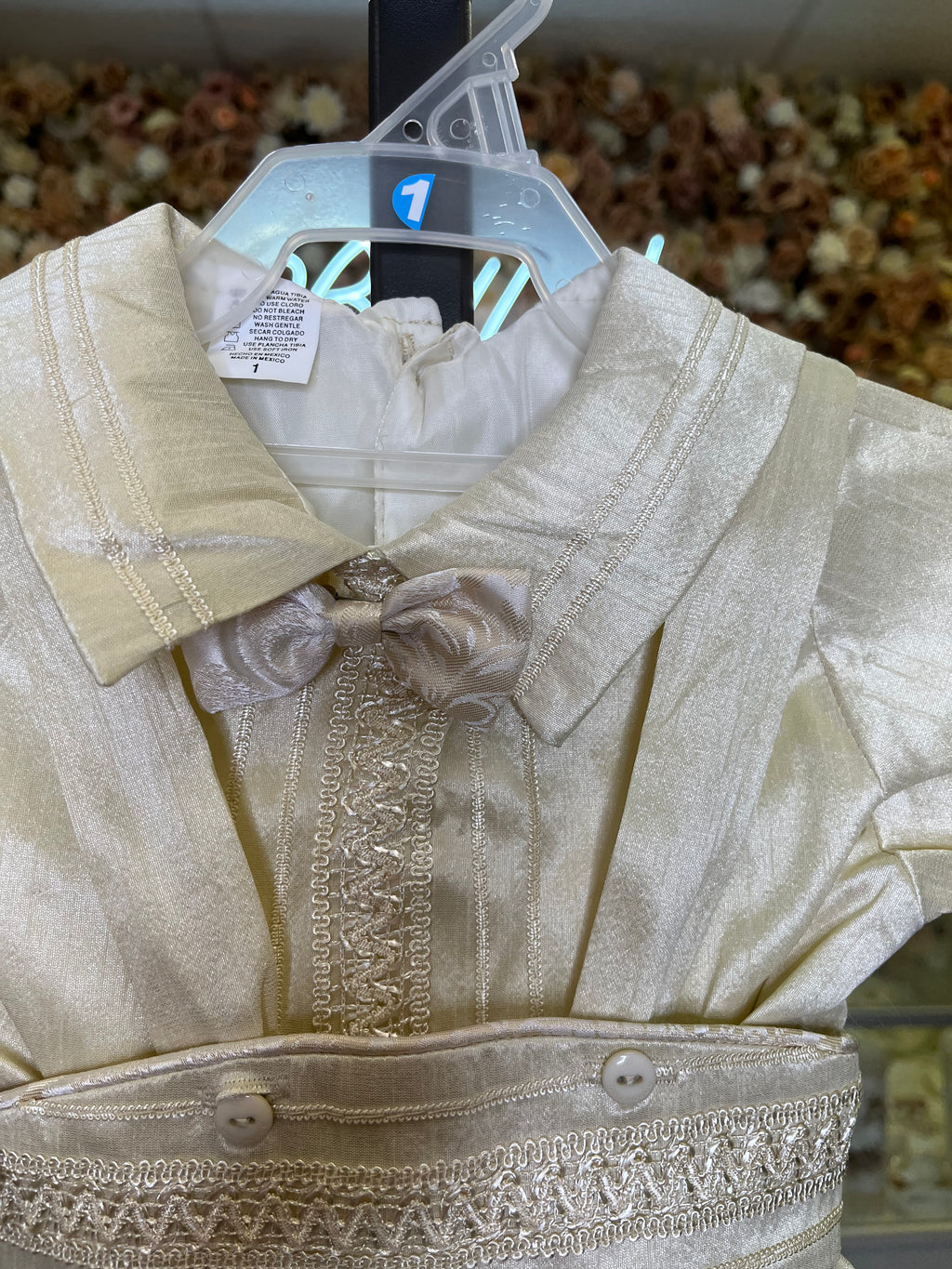 Prince Raymond boy outfit in Champagne FINAL SALE/VENTA FINAL