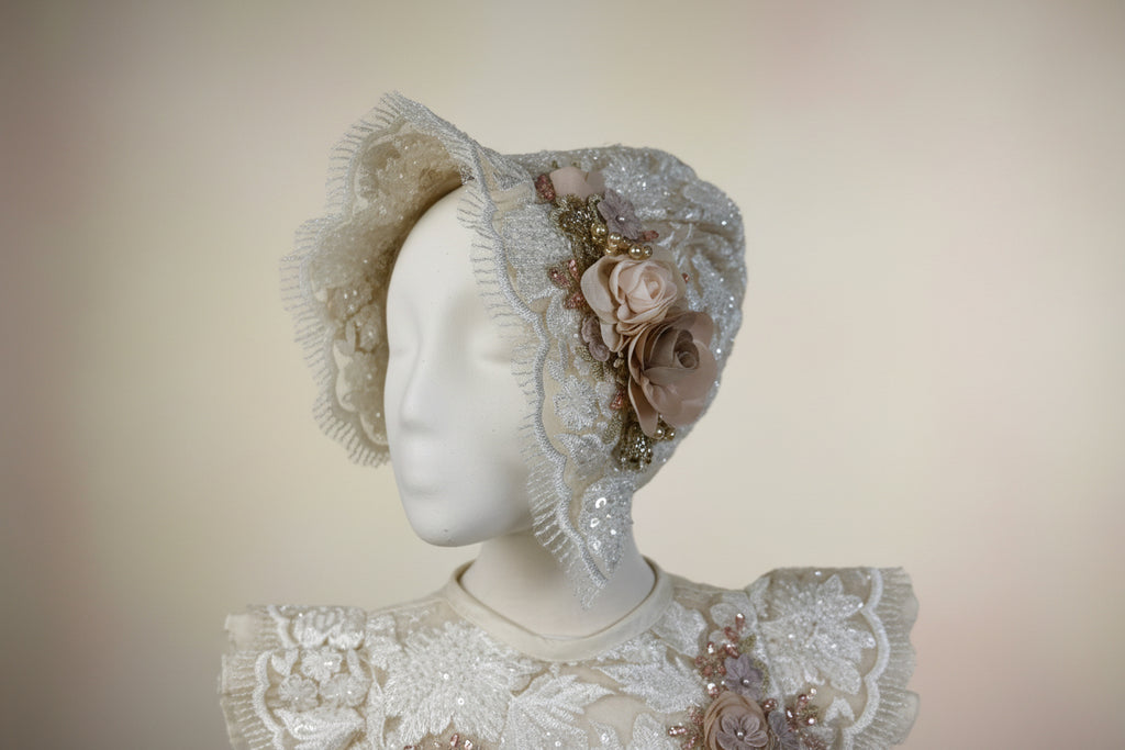 Ropon Emilia tono Champagne/Emilia Baptism Dress in Champagne