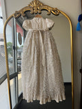 CAYLANI BAPTISM DRESS IN CHAMPAGNE (ONE PIECE ROPON)