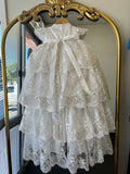Marina Baptism Dress in Creamy ivory 4 layers