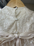 Perla Baptism Dress in Champagne