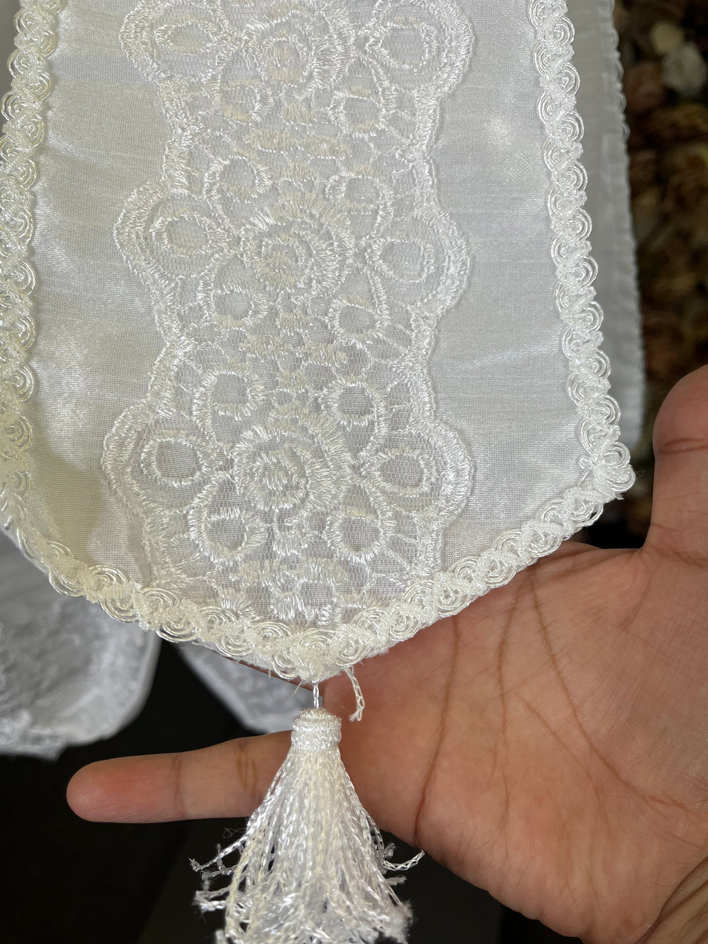 SIZE 3 Boy Baptism outfit in White style #434 (Outfit Only) Solamente Traje