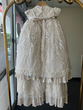 Perla Baptism Dress in Champagne