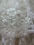 Marina Baptism Dress in Creamy ivory 4 layers