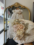 Eliza Baptism Dress in Champagne