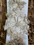 Girl headband style #27 in Ivory