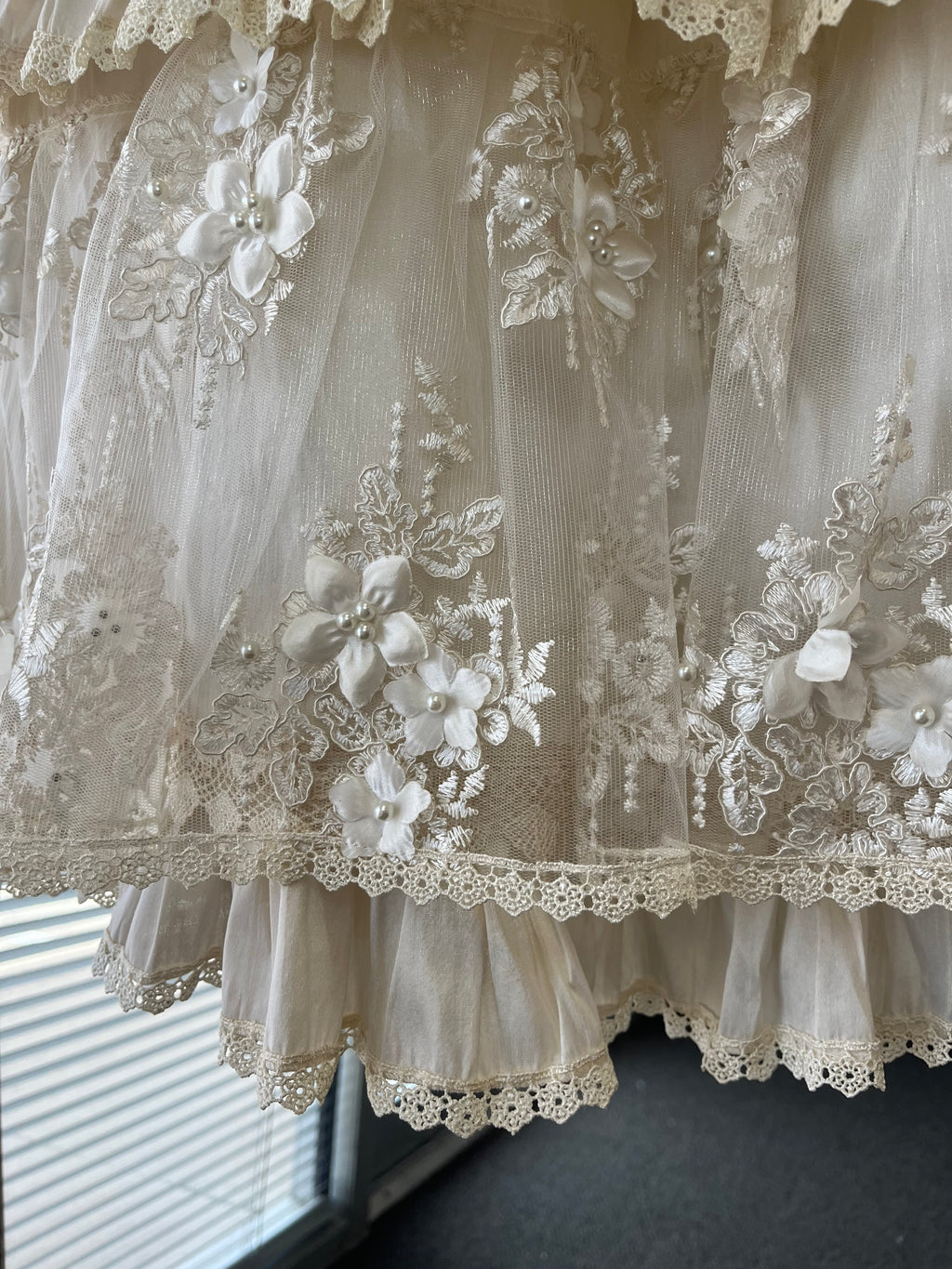 Janet Baptism Dress in Champagne