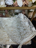 Perla Baptism Dress in Champagne