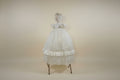 Ropon Juliette en tono Perla / Juliette Baptism Dress in Creamy Ivory