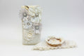 3 piece Girl baptism candle set in Ivory Style 18