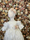 Janet Baptism Dress in Creamy Ivory