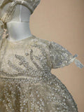 JAZMIN BAPTISM DRESS IN CHAMPAGNE
