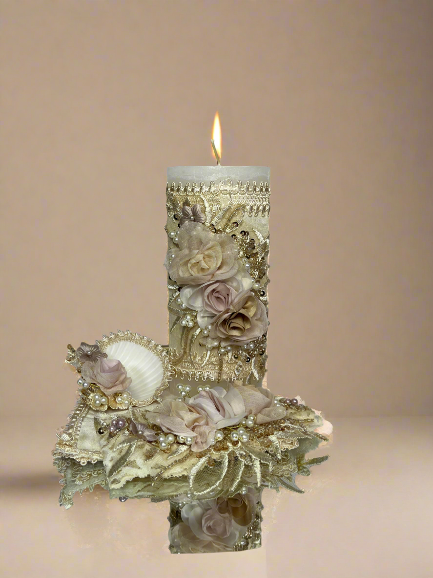 Janet Baptism Dress in Champagne